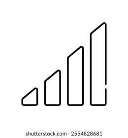 Network Signal vector icon stock illustration