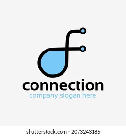 Network social media and internet connect vector image