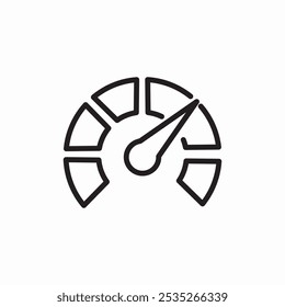 Vector de signo de icono de velocidad de red