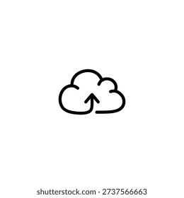 Network storage symbol representing data hosting and internet connectivity.