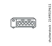 Network Switch icon, vector illustration