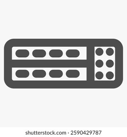 network switch, simple computer hardware icons