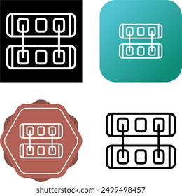 Network Switch Unique Vector Icon Illustration