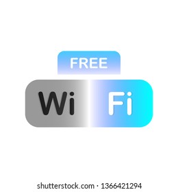 Network Symbol Wifi Icon Vector . Wifi Design Illustrator.