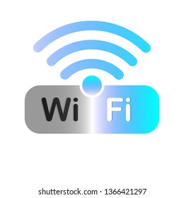Network Symbol Wifi Icon Vector . Wifi Design Illustrator.