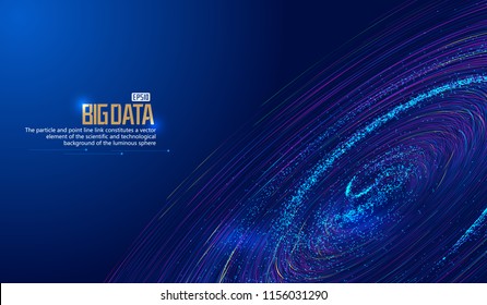 The network technology big data background constructed by cosmic particle vortex