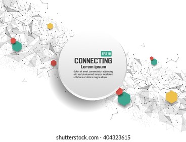 Network technology communication background