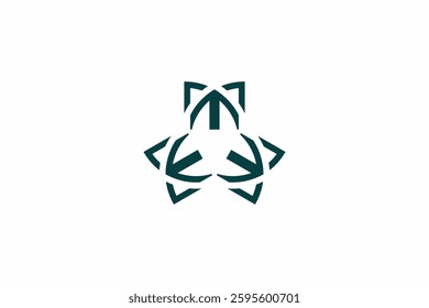 Network Technology Digital Modern Solution Vector Logo Design Illustration