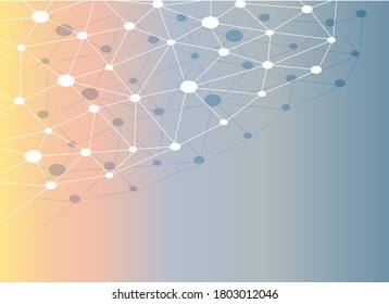 Network Technology. Graphic resource for abstract design.