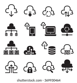 Network Technology icon set