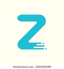 Network Technology and Science Logo Letter z