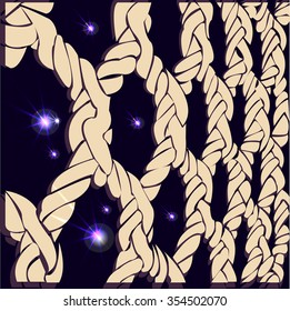 Network texture, night skylight