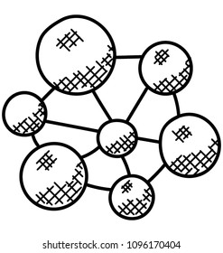Network topology, the arrangement of the various elements, links, nodes etc of a communication network 
