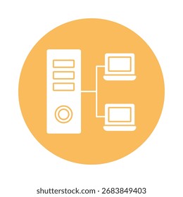Icono de Vector de topología de red que puede modificarse o editarse fácilmente


