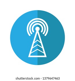 network tower icon,colorful network tower concept