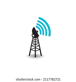 Network tower icon,vector illustration simple design.