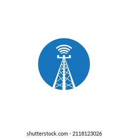 Icono de torre de red,diseño sencillo de ilustración vectorial.