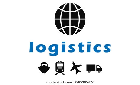 Network transport company is engaged in various types of cargo transportation. Vector illustration of a transport company dealing with logistics. Transportation of mail and parcels. express delivery.