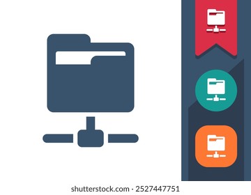 Network, Upload, Computer Network, Sharing Icon. Professional, pixel perfect icon. EPS 10 format.