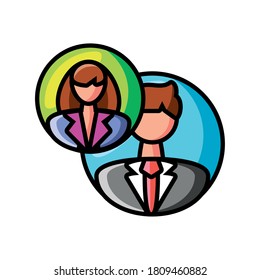 network users icon, people user person, partnership icon vector illustration design