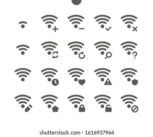 Network v5 UI Pixel Perfect Well-crafted Vector Solid Icons 48x48 Ready for 24x24 Grid for Web Graphics and Apps. Simple Minimal Pictogram