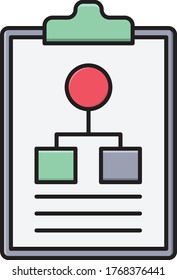 network  vector  flat color icon 