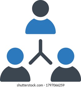 network vector glyph color icon 