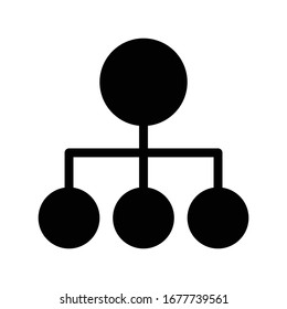 network vector glyph flat icon 