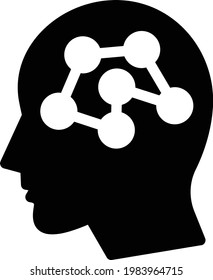 network vector glyph flat icon