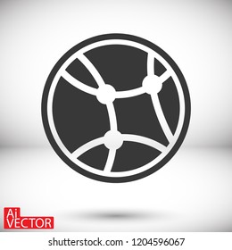 network vector icon