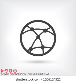 network vector icon