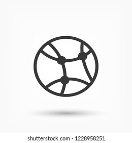 network vector icon