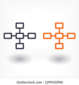 Network vector icon