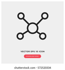 Network vector icon
