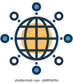 Network Vector Icon 