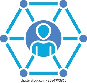 Network vector icon. Can be used for printing, mobile and web applications.