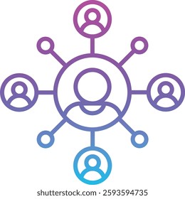 Network vector icon. Can be used for printing, mobile and web applications.