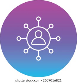 Network vector icon. Can be used for printing, mobile and web applications.