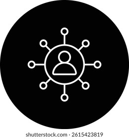 Network vector icon. Can be used for printing, mobile and web applications.