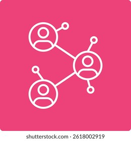 Icono de Vector de red. Se puede utilizar para aplicaciones de impresión, móviles y de Web.