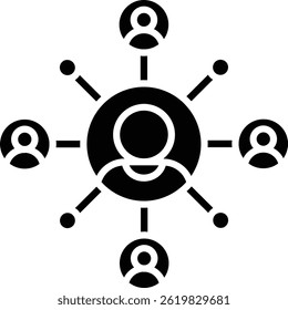 Network vector icon. Can be used for printing, mobile and web applications.