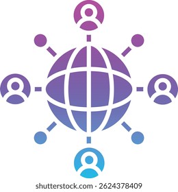 Network vector icon. Can be used for printing, mobile and web applications.