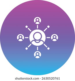 Network vector icon. Can be used for printing, mobile and web applications.