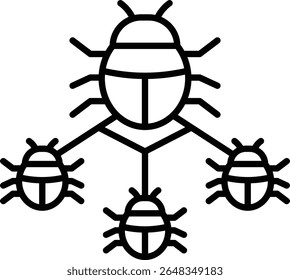Network vector icon. Can be used for printing, mobile and web applications.