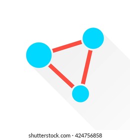 Network    vector icon. Illustration isolated on white  background for graphic and web design.