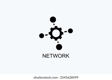 Network Vector Icon Or Logo Illustration