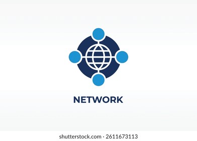 NETWORK vector, icon or logo sign isolated symbol illustration