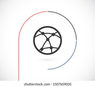 network vector icon. lorem ipsum Flat Design JPG