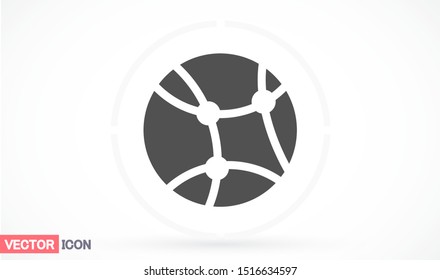 network vector icon. lorem ipsum Flat Design JPG