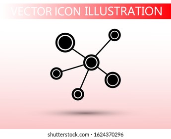 network vector icon. lorem ipsum Flat Design JPG